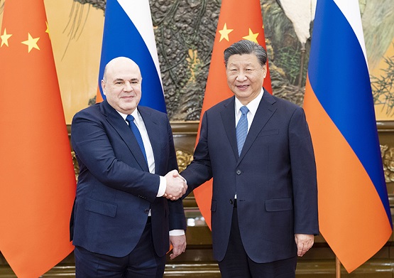 <strong>习近平会见俄罗斯总理米舒斯京</strong>